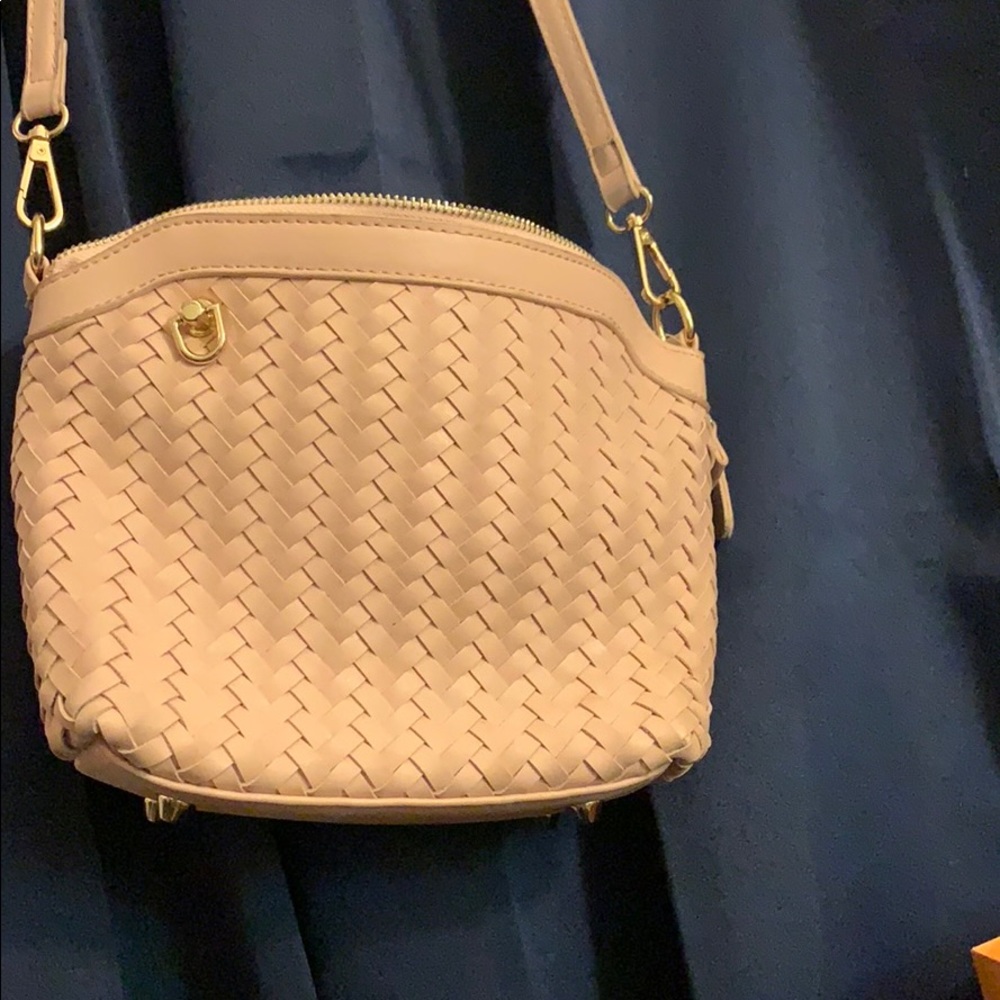 Pink crossbody bag